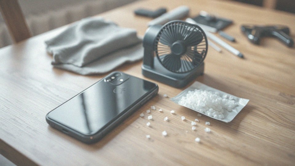 Jakie inne metody można zastosować do osuszania telefonu?