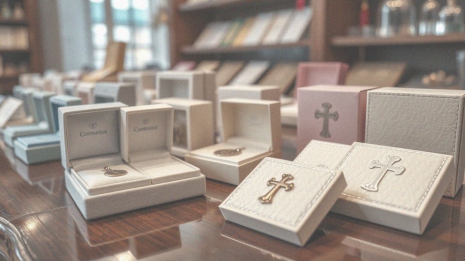 Jakie opakowanie na medalik komunijny jest dostępne?