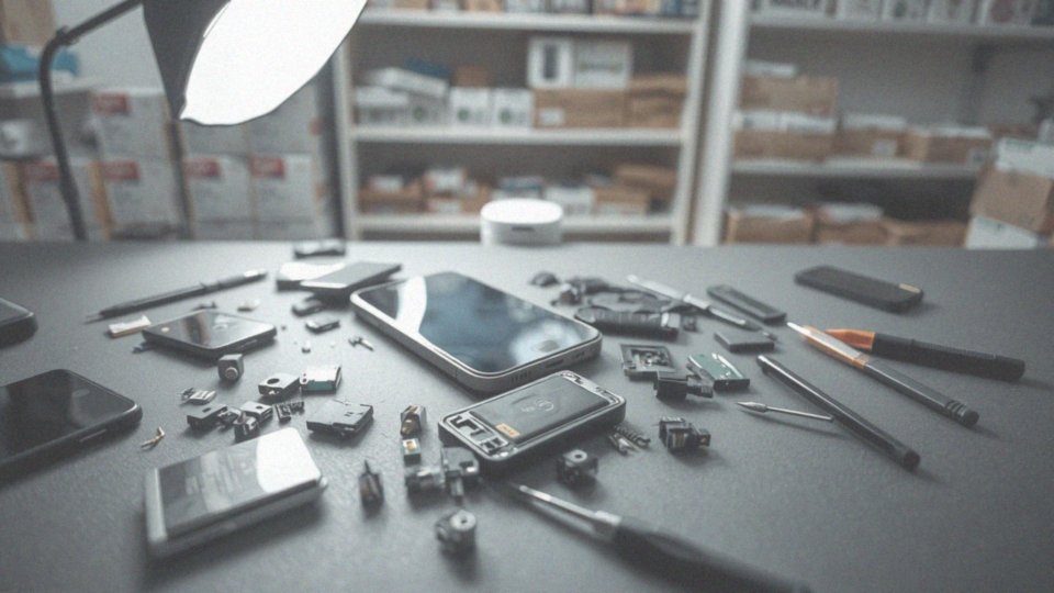 Jakie oryginalne części są używane w naprawie zalanego telefonu?