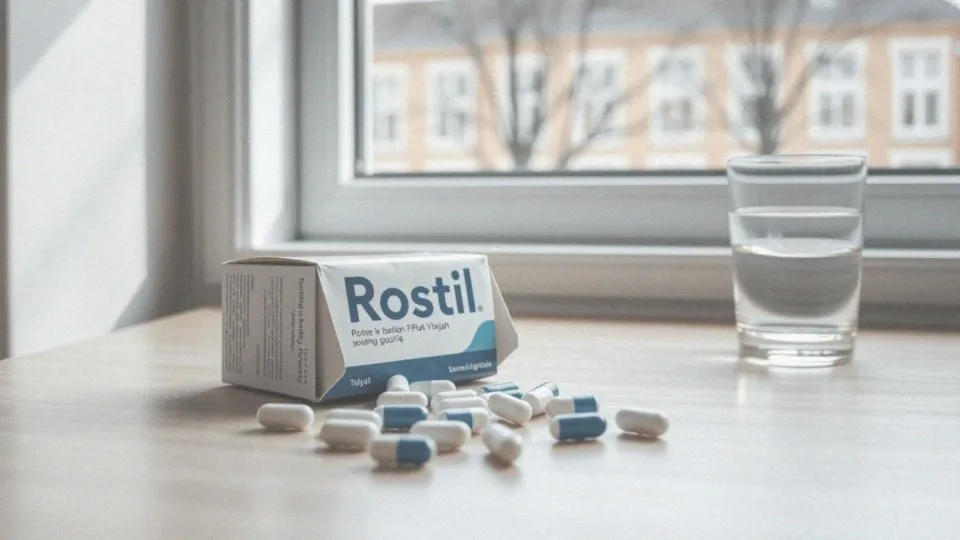 Jakie działanie ma Rostil na naczynia krwionośne?