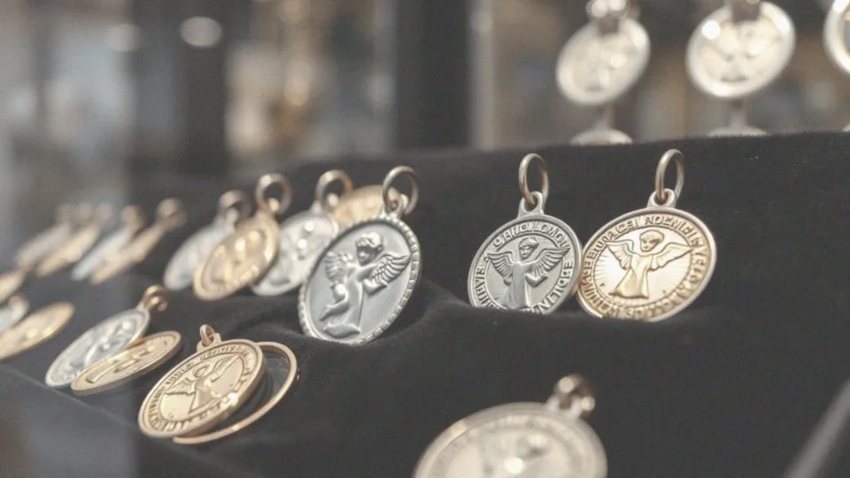 Medalik komunijny dla chłopca Apart – elegancki prezent na Komunię