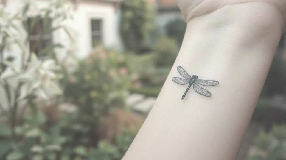 Tatuaż ważka na nadgarstku – znaczenie i popularne wzory